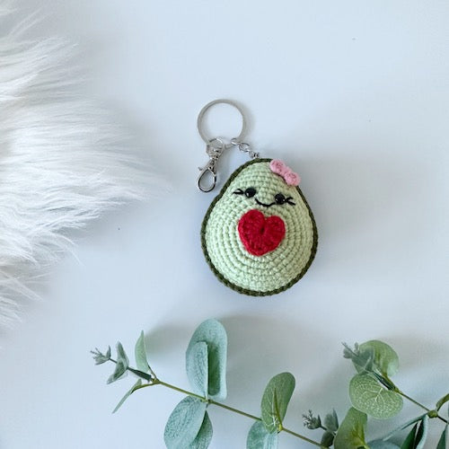Avocado Love Keyring